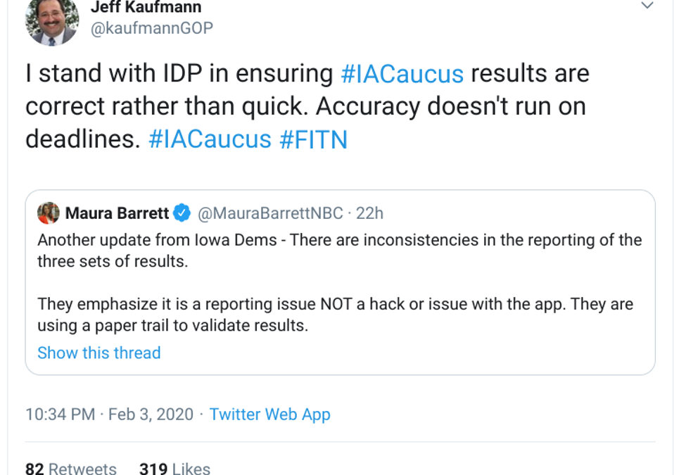 Defending the Democratic Caucus – Republicans Lead the Way