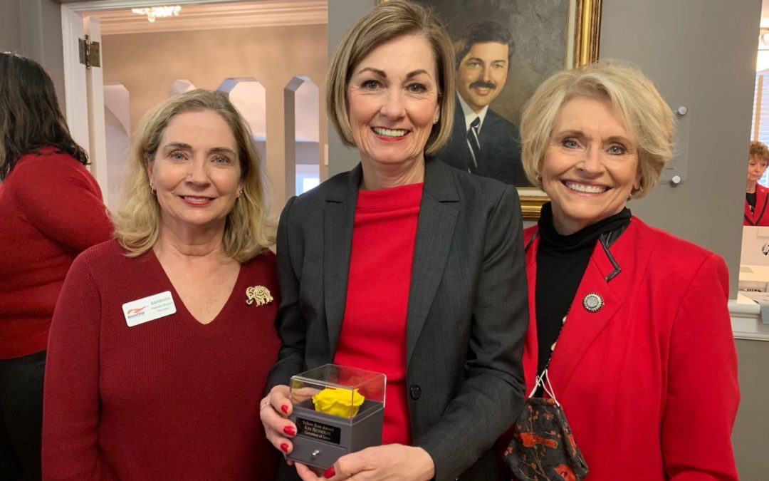 Iowa Federation of Republican Women Honor Reynolds at Annual Legislative Day