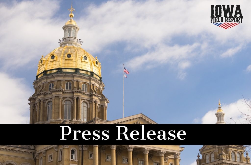 PRESS RELEASE: Whitver to Seek Re-election to Iowa Senate