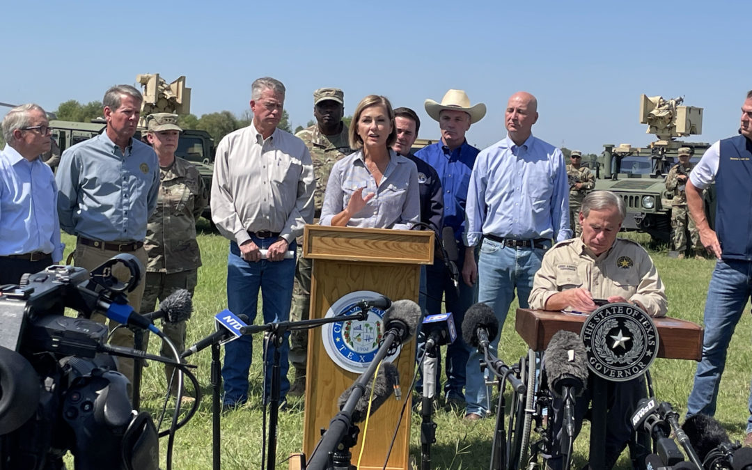 Kim Reynolds demonstrates leadership at the southern border. Where is Joe Biden?